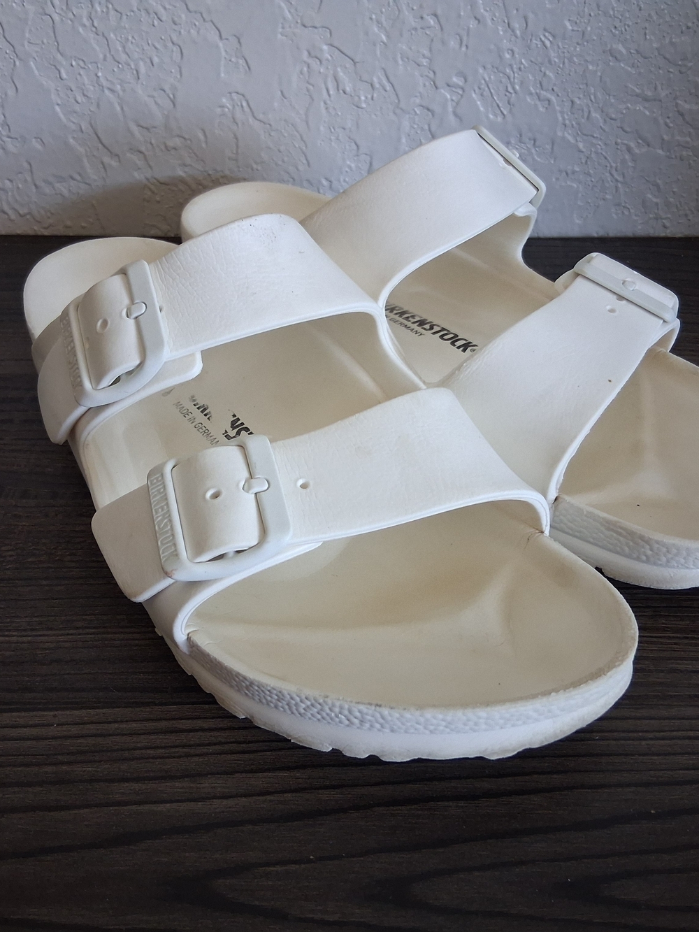 Birkenstock Arizona EVA White Sandals Size EU 40 US Women 9 Waterproof
